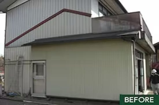 工事前 茨城県水戸市のお客様の外壁・屋根塗装工事