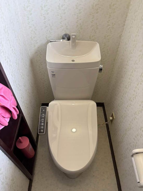 工事後　茨城県水戸市のお客様の2階トイレ交換工事 