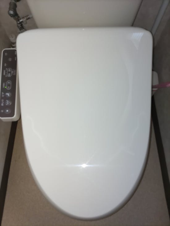 工事後 沼津市のお客様の温水洗浄便座交換工事