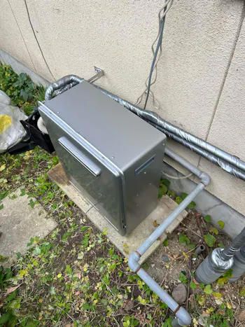 宮城県仙台市のお客様のガス給湯器交換工事