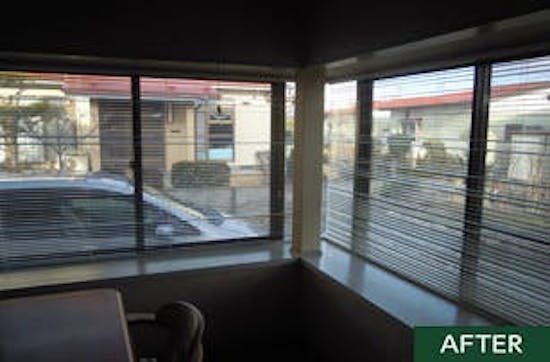 工事後 宮城県のお客様のブラインド取付
