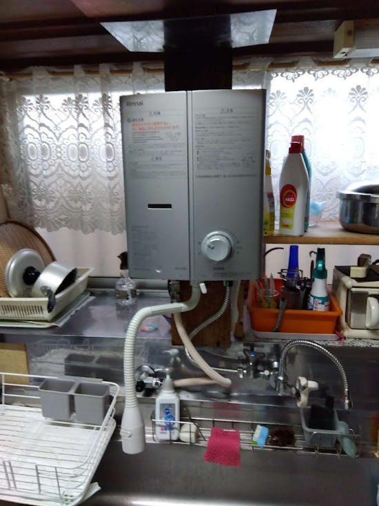 工事後 東京都青梅市のお客様のガス瞬間湯沸器交換工事