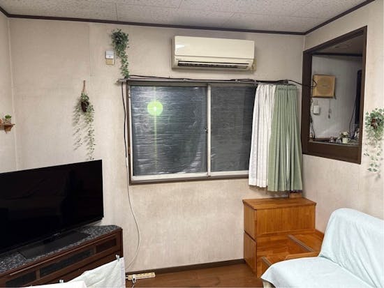 工事前　栃木県足利市のお客様の網戸新設工事