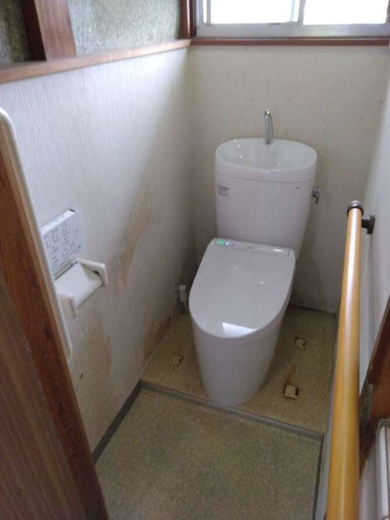 工事後 神奈川県足柄上郡のお客様のトイレEX便器工事