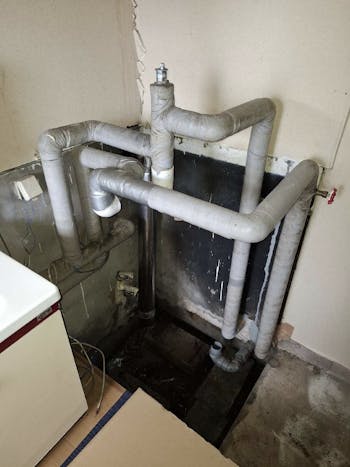 宮城県大崎市のお客様のノーリツ石油給湯器交換工事　具体的な工事内容1