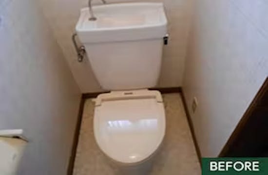 工事前 埼玉県のお客様のトイレ工事