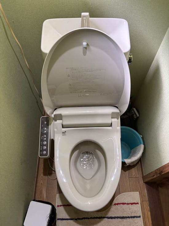 工事後　茨城県小美玉市のお客様のウォシュレット交換工事