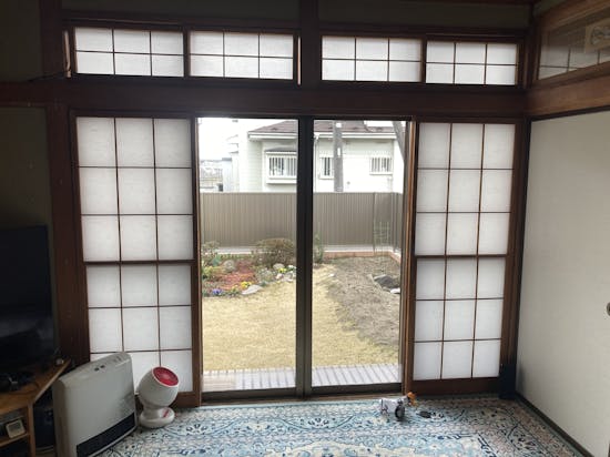 工事前　仙台市宮城野区のお客様の内窓設置工事