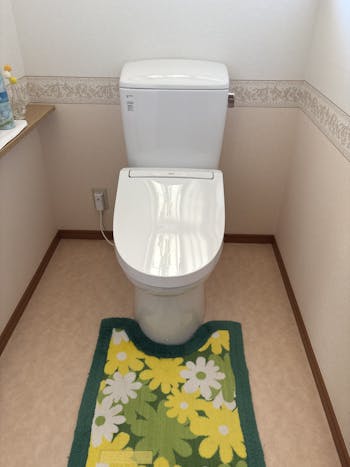 静岡県のお客様の便座交換工事