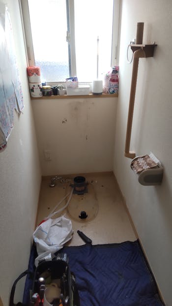 長野県のお客様のトイレ工事　具体的な工事内容1