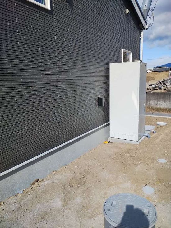 工事前　群馬県吉岡町のお客様の物置設置工事