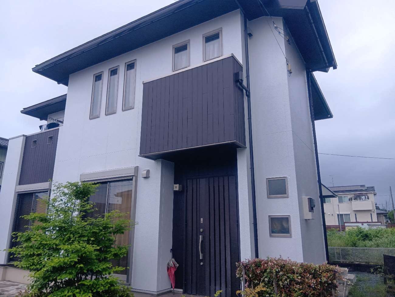 茨城県笠間市のお客様の外壁塗装工事 