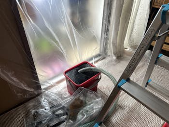 行田市のお客様のエアコンクリーニング　具体的な工事内容1