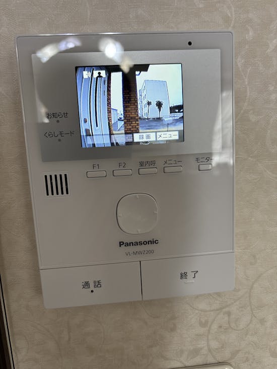 工事後　福島県のお客様のテレビドアホン取替工事