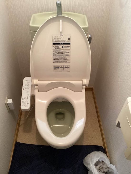 工事後　神奈川県平塚市のお客様のウォシュレット交換工事