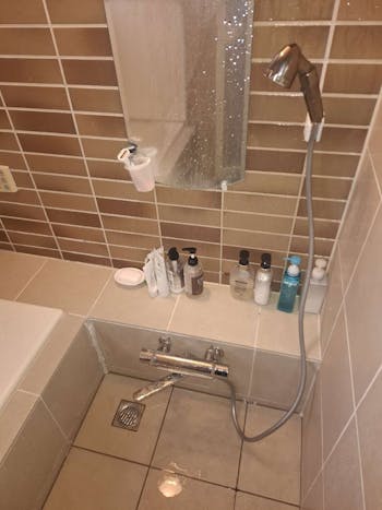 宮城県仙台市の浴室水栓交換工事