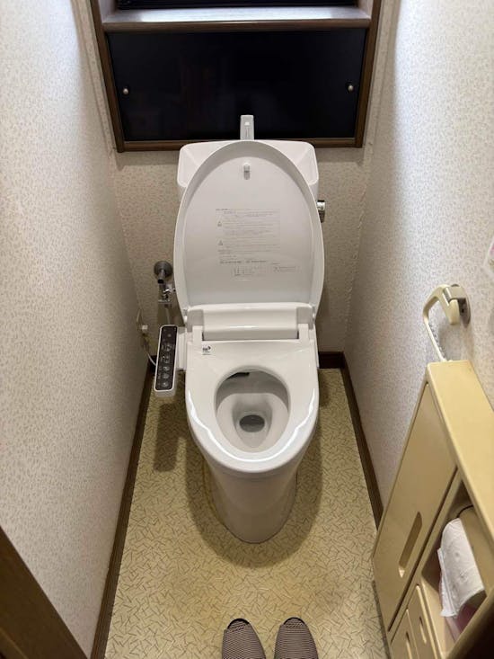 工事後　茨城県石岡市のお客様のトイレ取付交換工事