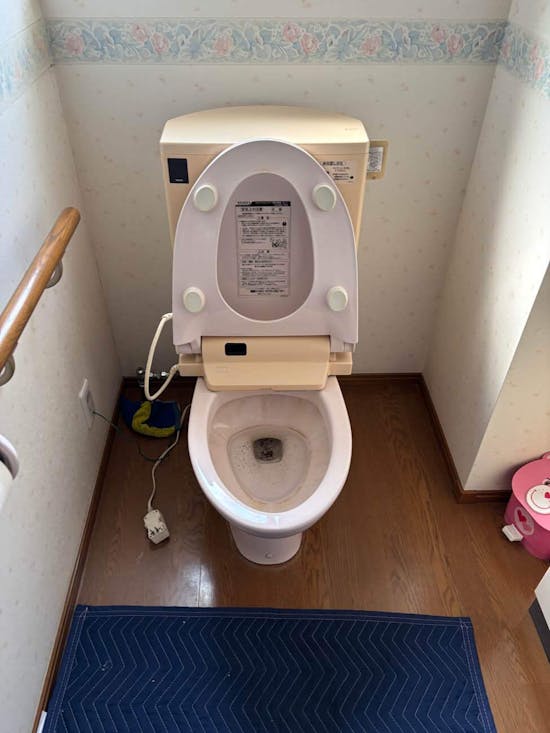 工事前　茨城県つくば市のお客様の便器交換工事