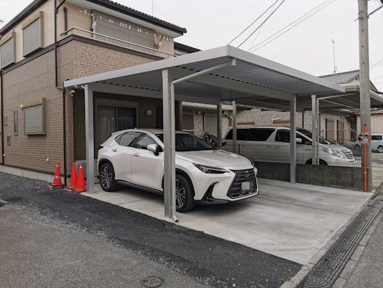 工事後 熊谷市のお客様のカーポート工事