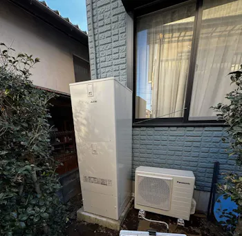 東京都昭島市のお客様のエコキュート交換工事