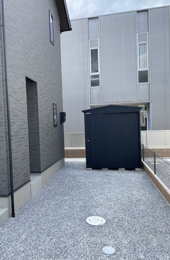 宇都宮市のお客様の物置・倉庫工事　具体的な工事内容1