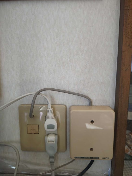 工事前　福島県いわき市のお客様のドアホン取付工事