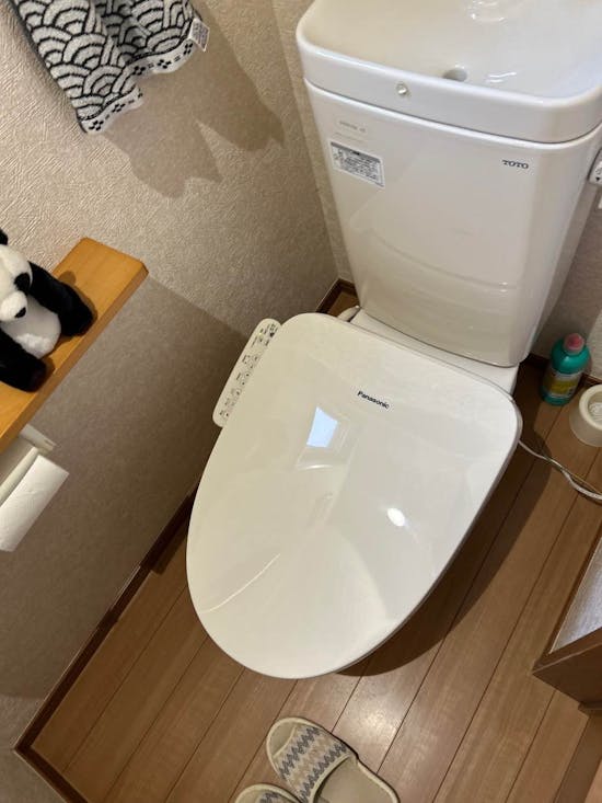 工事後　宮城県岩沼市のお客様のウォシュレット交換