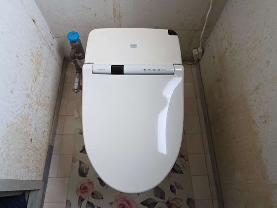 工事前　栃木県日光市のお客様のトイレ交換工事 