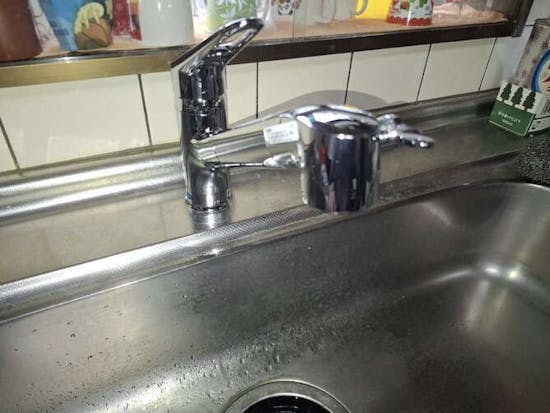 工事後 宮城県加美郡色麻町のお客様のキッチン水栓交換工事