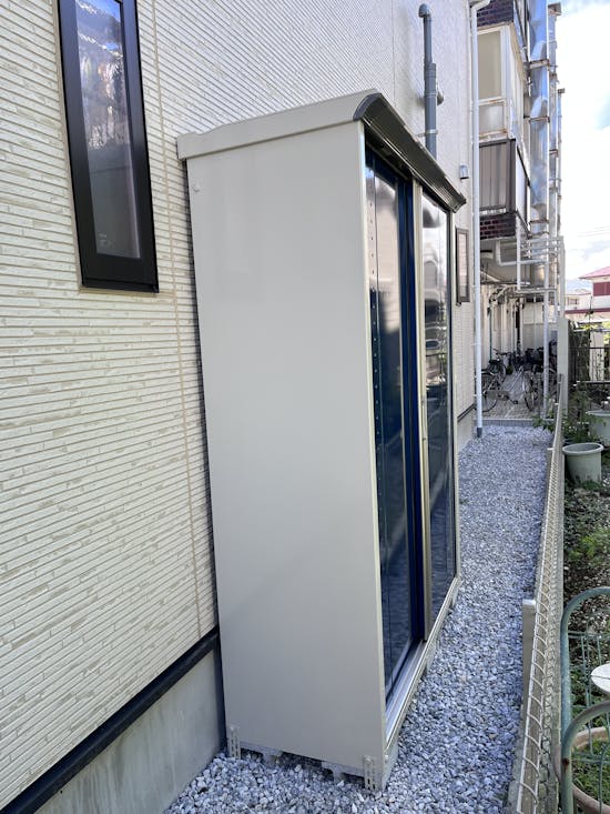 工事後　横浜市瀬谷区のお客様の物置・倉庫工事