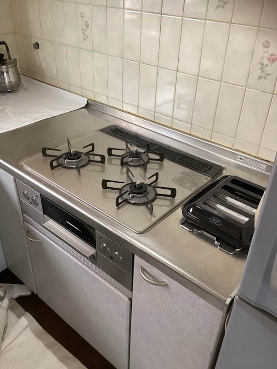 工事後 神奈川県秦野市のお客様のビルコン・レンジフード工事