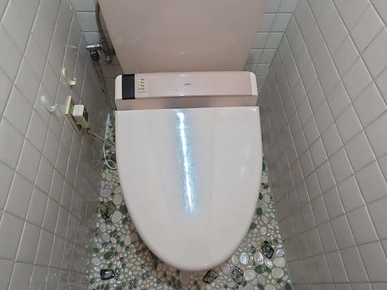 工事前　栃木県日光市のお客様の便座交換工事 