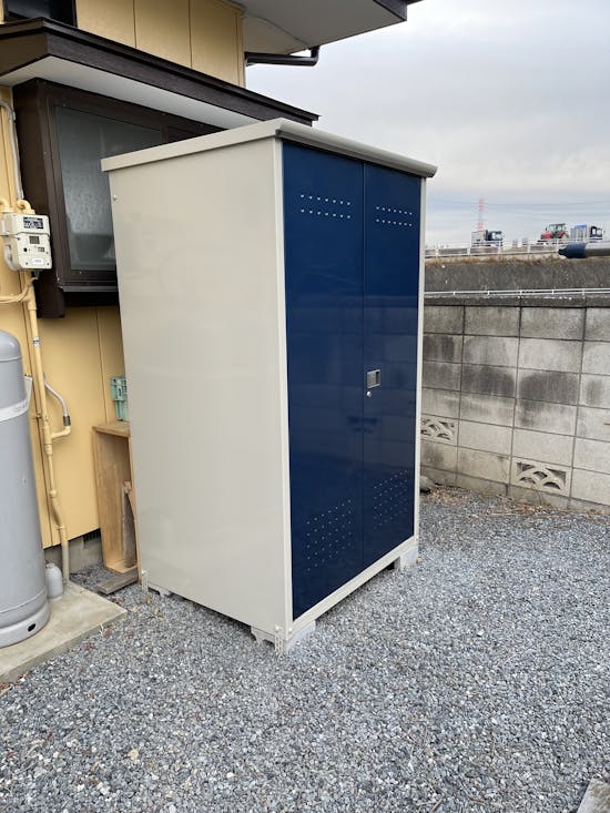 工事後　藤岡市のお客様の物置・倉庫工事