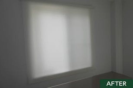 工事後 群馬県のお客様のロールスクリーン設置工事