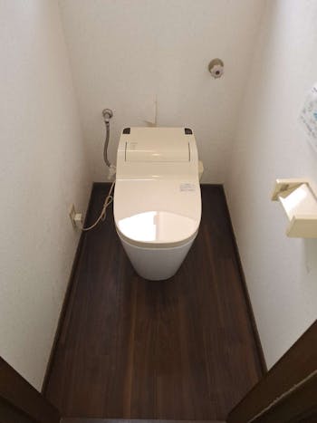 宮城県黒川郡大和町のお客様のトイレの床補修工事