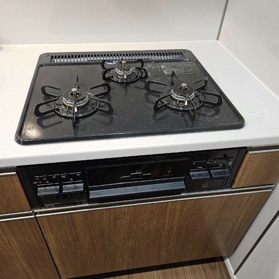 工事前　神奈川県三浦市のお客様のビルトインコンロ交換工事