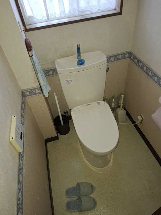 工事前　宮城県大崎市のお客様の温水便座交換工事