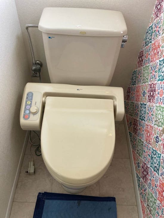 工事前　静岡県磐田市のお客様の洗浄便座交換工事
