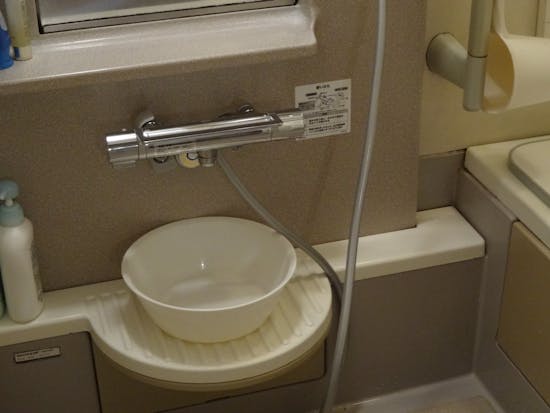 工事後　高崎市のお客様のバスシャワー水栓交換工事