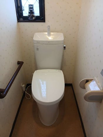 茨城県東茨城郡のトイレ交換工事