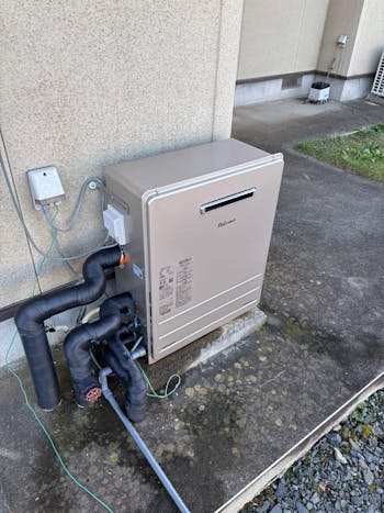 茨城県小美玉市のお客様のガス給湯器交換工事