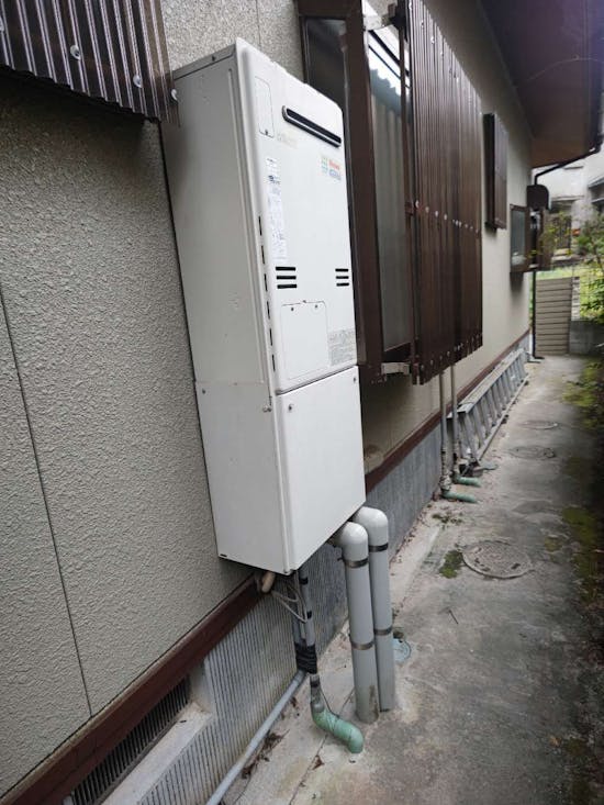 工事前　福島県いわき市のお客様のエコジョーズ取り付け工事