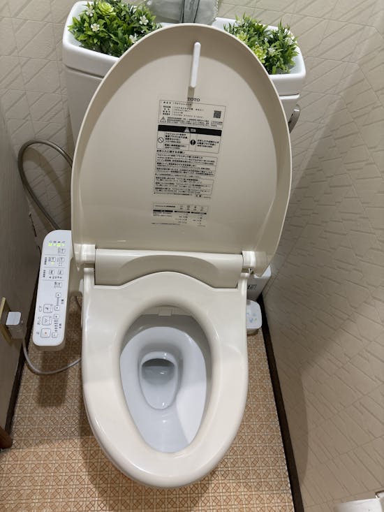 工事後　足利市のお客様の温水洗浄便座工事