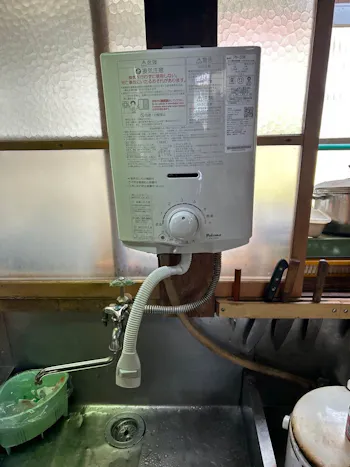 宮城県仙台市のお客様の瞬間湯沸かし器交換工事
