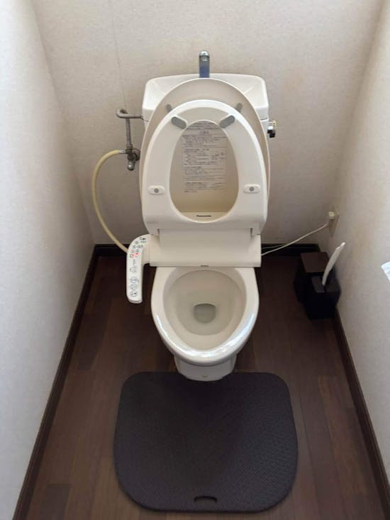工事前　茨城県北茨城市のお客様の便座交換工事