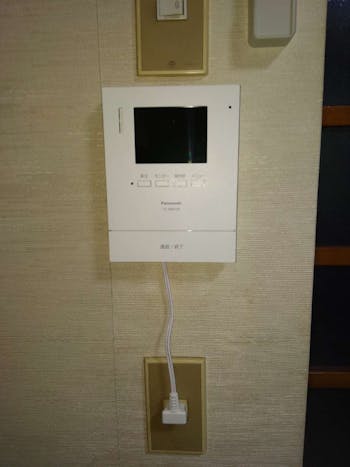 東京都昭島市のお客様のTVドアホン交換工事