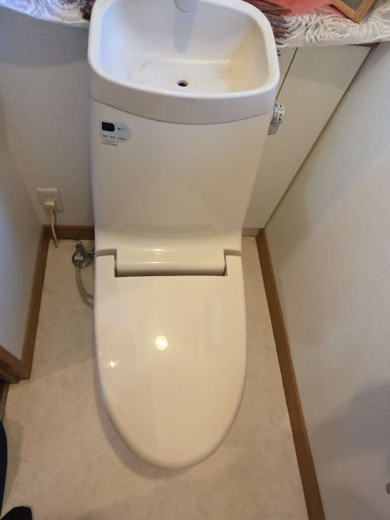 工事前　栃木県宇都宮市のお客様のトイレパック工事
