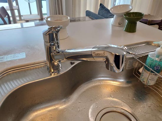 工事後　愛知県名古屋市のお客様のキッチン水栓交換工事