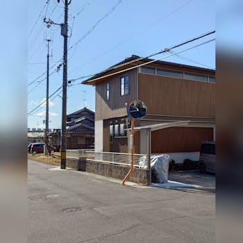 岡山県のお客様のサイクルポート・土間コンクリート工事