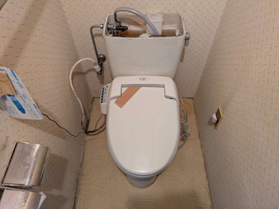 工事前　静岡県御殿場市のお客様のトイレ交換工事